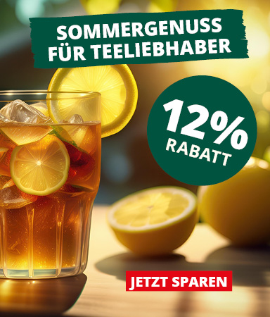 12 Prozent auf Alles - Sommergenuss für Teeliebhaber | © 12 Prozent auf Alles - Sommergenuss für Teeliebhaber